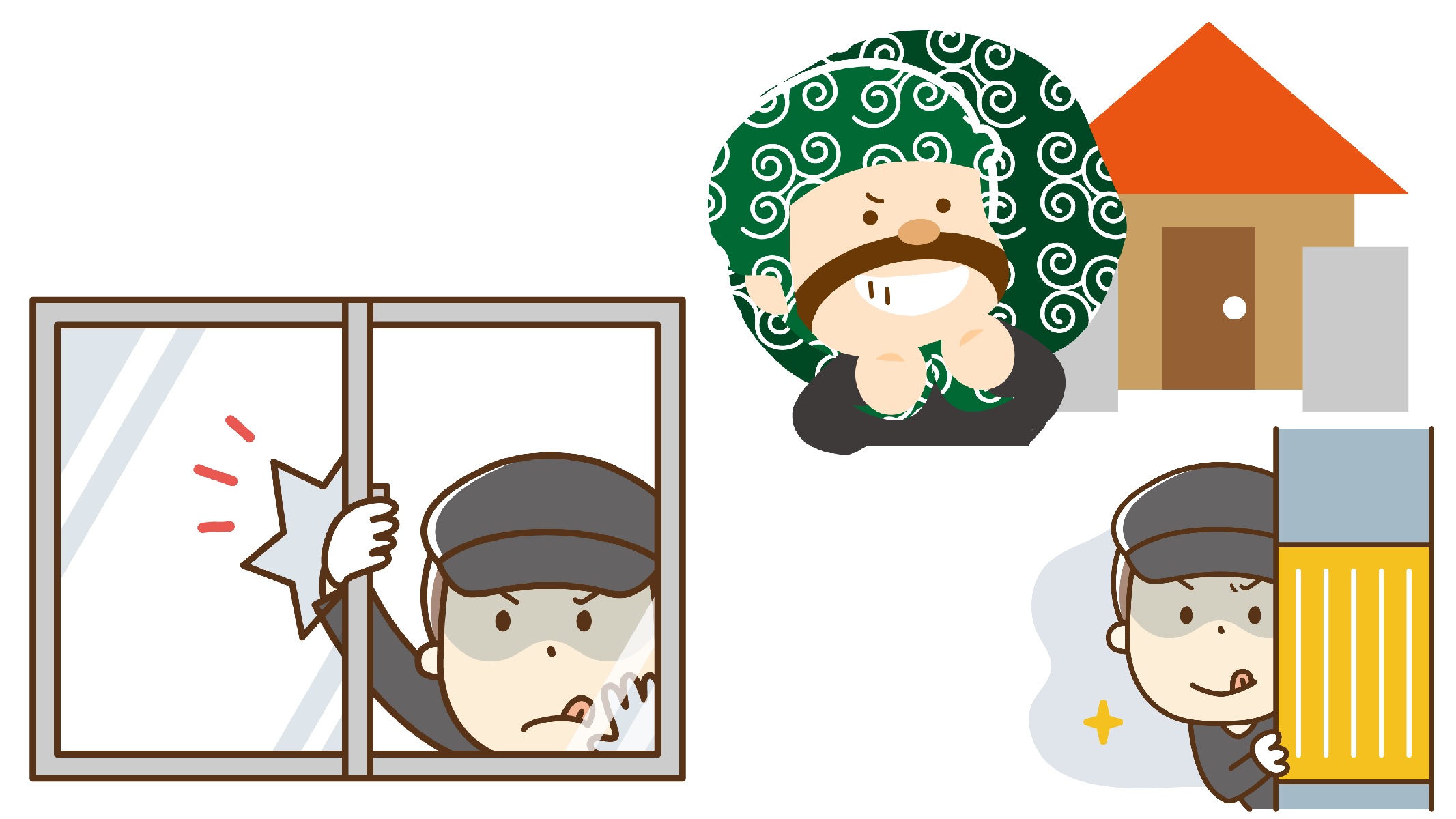 空き巣や泥棒に狙われにくい家にする為の住まいの防犯対策はこれだ！